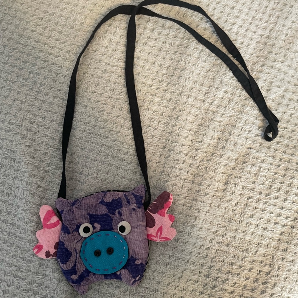 Handmade Pig Purse